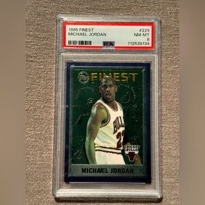 1995 Finest Michael Jordan #229 PSA 8
